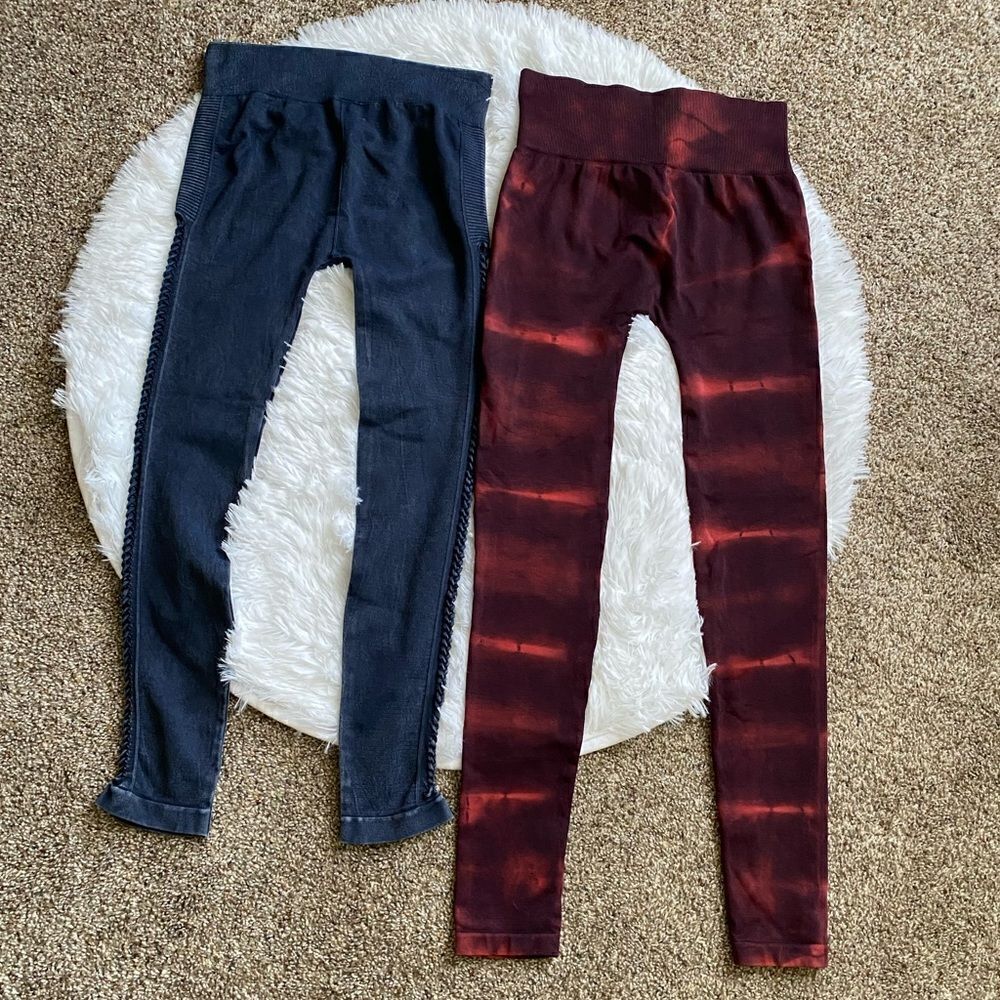 Nikibiki Leggings 2‎ Pair Stretchy High Waist Women’s Size XS